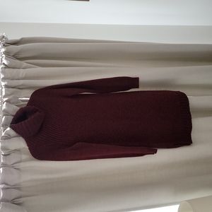 Massimo Dutti Turtleneck Sweater Dress M Alpaca Wool